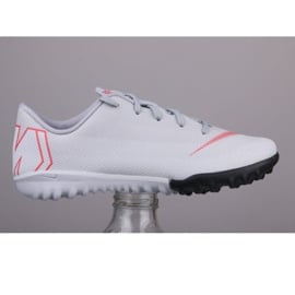 Buty piłkarskie Nike Mercurial VaporX 12 Academy Tf Jr AH7353-060 szare szare 1