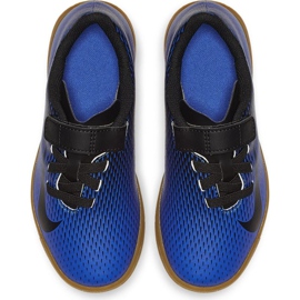 Buty halowe Nike Bravatia Ii V Ic Jr 844439-400 niebieskie niebieskie 1