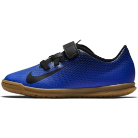 Buty halowe Nike Bravatia Ii V Ic Jr 844439-400 niebieskie niebieskie 2
