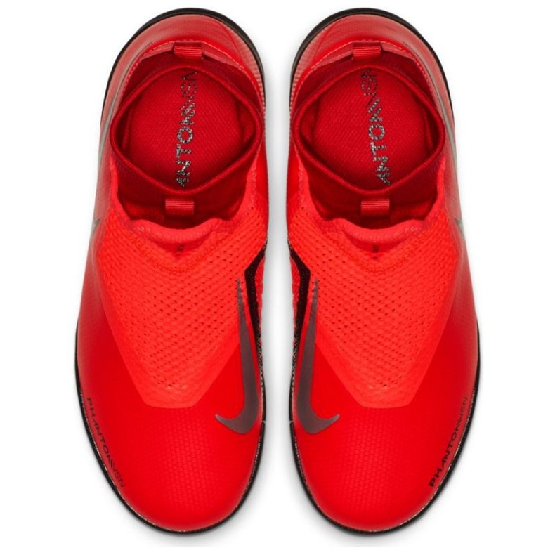 Buty piłkarskie Nike Phantom Vsn Academy Df Tf Jr AO3292-600 czerwone czerwone 2