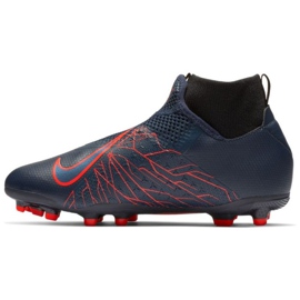 Buty Nike Phantom Vsn Academy Df Fg Jr AO3287-440 niebieskie granatowe 1