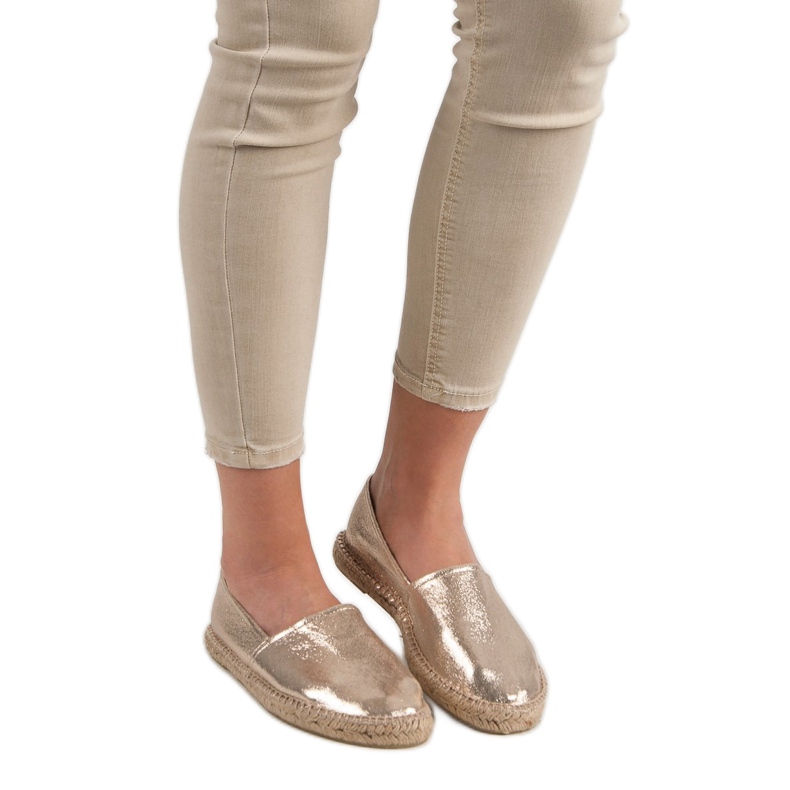 Cm Paris Tekstylne Espadryle żółte 1