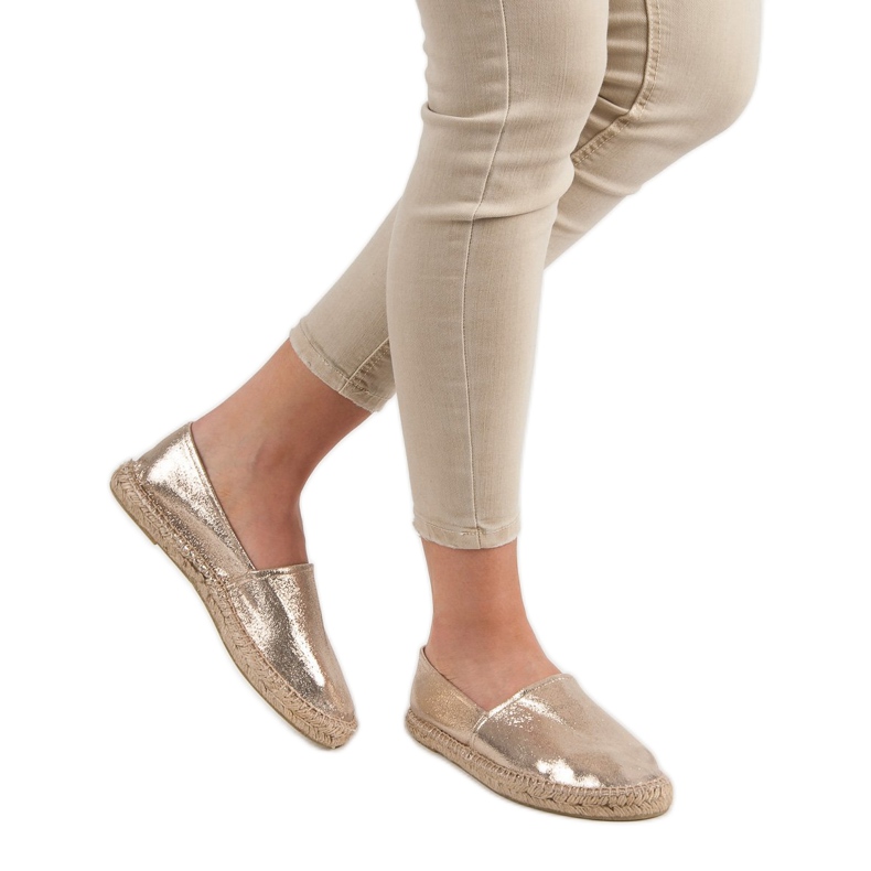 Cm Paris Tekstylne Espadryle żółte 2