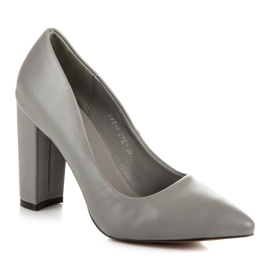 Seastar Czółenka Na Słupku szare 2