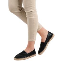Cm Paris Tekstylne Espadryle czarne 2