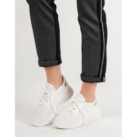 Wsuwane Obuwie Sportowe białe 2
