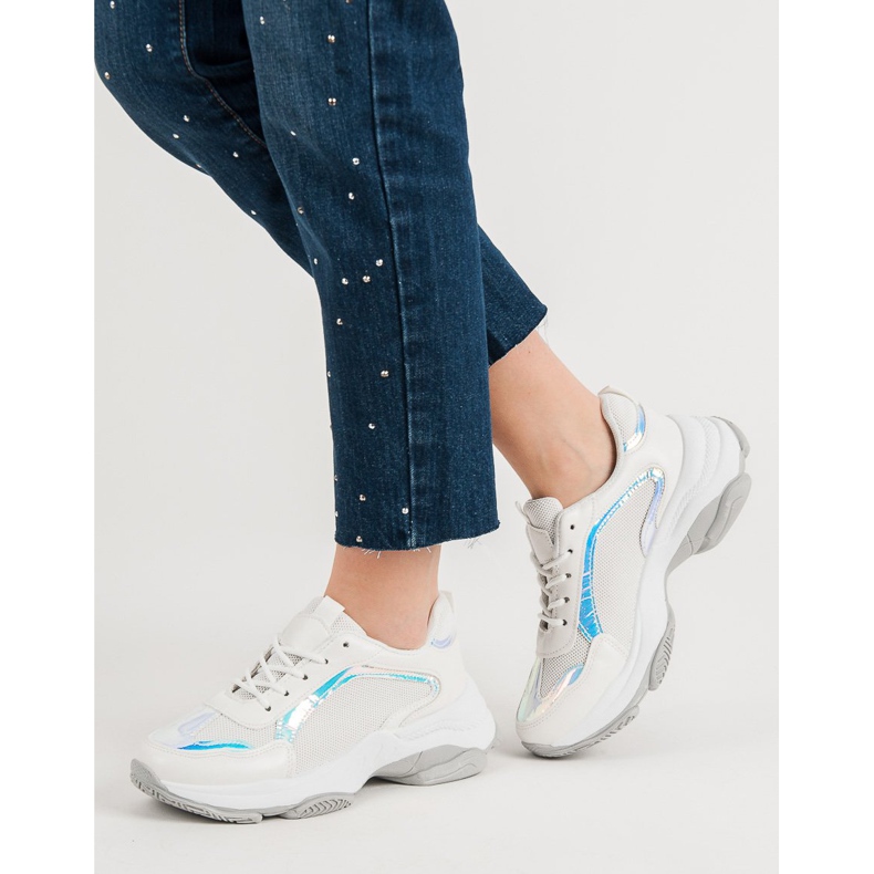 Renda Modne Sneakersy białe 2