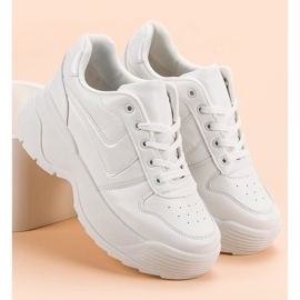 Kylie Sneakersy Na Platformie białe 3