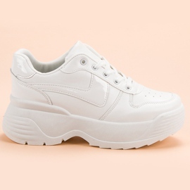 Kylie Sneakersy Na Platformie białe 4