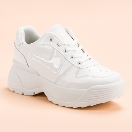 Kylie Sneakersy Na Platformie białe 5