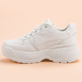 Kylie Sneakersy Na Platformie białe 6