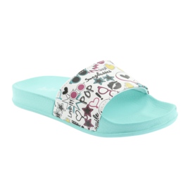 Klapki Sunglasses profilowane American Club zielone białe czarne różowe 1