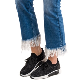 Primavera Czarne Wsuwane Obuwie 1