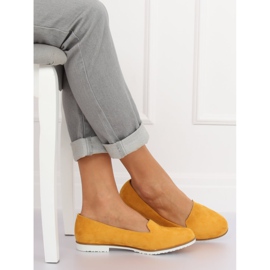 Mokasyny lordsy żółte MM50188 Yellow 1