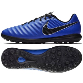 Buty piłkarskie Nike Tiempo Lunar LegendX 7 Pro Tf M AH7249-400 niebieskie niebieskie 2