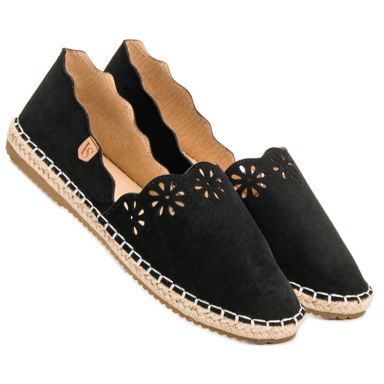 Czarne Espadryle VICES 2