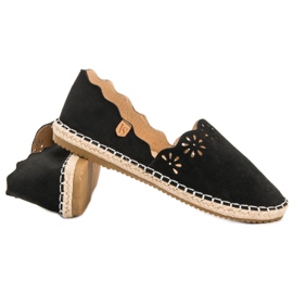 Czarne Espadryle VICES 1