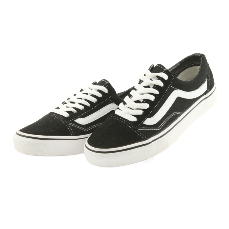 Old Skool Vans czarne białe 3