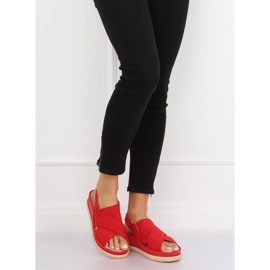 Sandały damskie czerwone G-202 Red 2