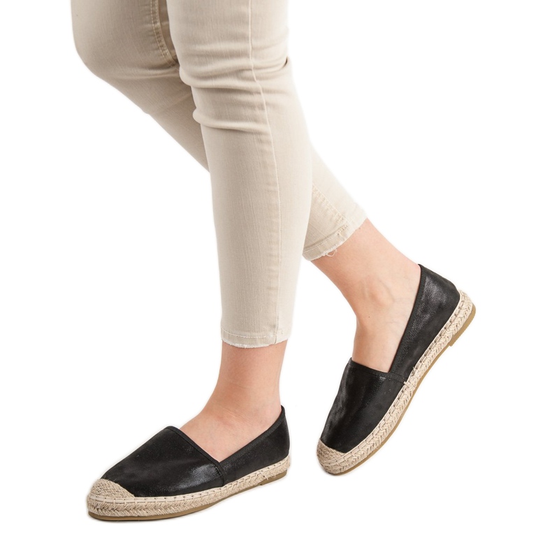 Forever Folie Czarne Espadryle 1