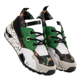 Modne Sneakersy VICES białe wielokolorowe 2