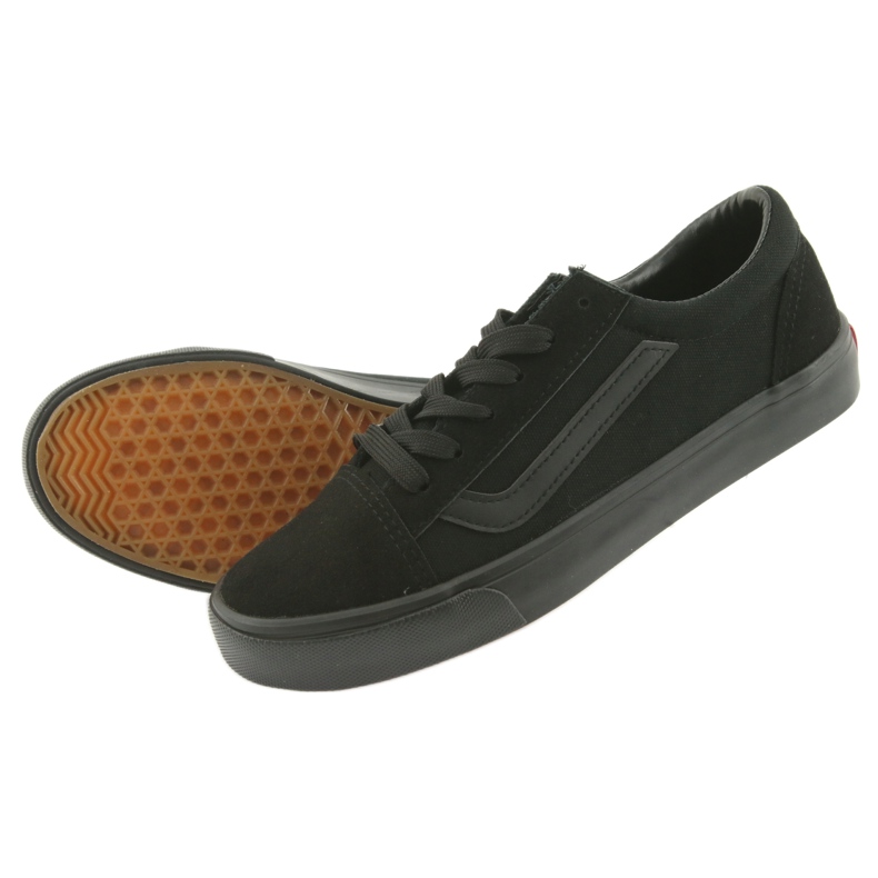 Trampki wiązane Atletico 18081 czarne 5