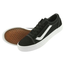 Atletico trampki wiązane 18081 czarne/białe 5