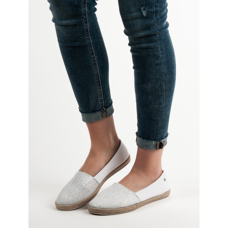 Białe Slipony VICES 1