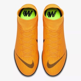 Buty piłkarskie Nike Mercurial SuperflyX 6 Academy Tf M AH7370-810 pomarańczowe pomarańczowe 2
