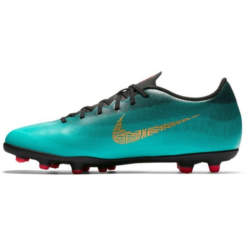 Buty piłkarskie Nike Mercurial Vapor 12 Club CR7 Mg M AJ3723-390 zielone zielone 1
