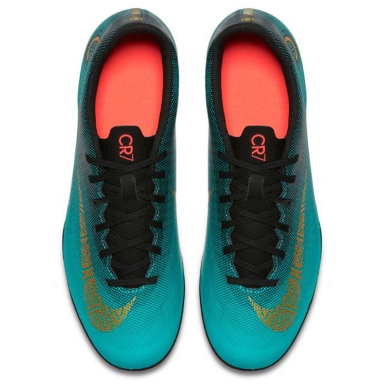 Buty piłkarskie Nike Mercurial Vapor 12 Club CR7 Mg M AJ3723-390 zielone zielone 2