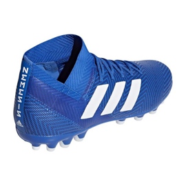 Buty piłkarskie adidas Nemeziz 18.3 Ag M BC0301 niebieskie niebieskie 2