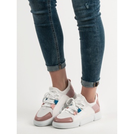 Renda Wsuwane Buty Sportowe białe 2