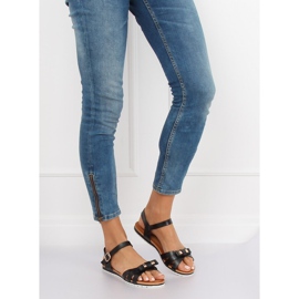 Sandałki damskie czarne G210 Black 1