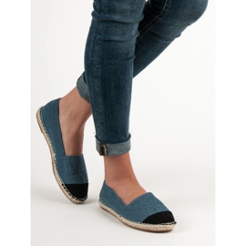 Jeansowe Espadryle VICES niebieskie 2