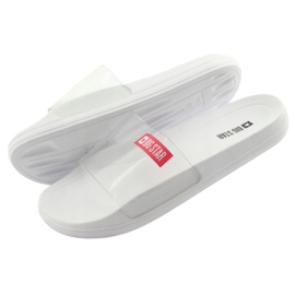 Klapki damskie Big Star 274A259 białe 4