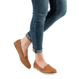 SHELOVET Camelowe Lordsy brązowe 2