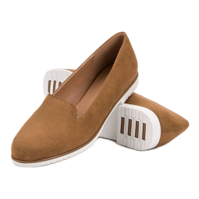 SHELOVET Camelowe Lordsy brązowe 1