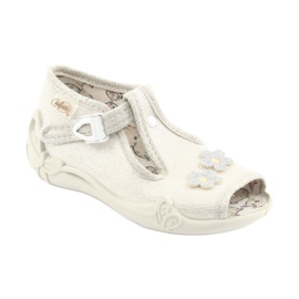 Befado obuwie dziecięce 213P110 brązowe szare 1