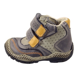 Ren But Trzewiki Ren-But niebieskie pomarańczowe szare 1