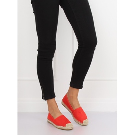 Espadryle damskie czerwone 4855 Coral 1
