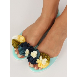 Balerinki meliski miętowe SE-9613 Green zielone 1