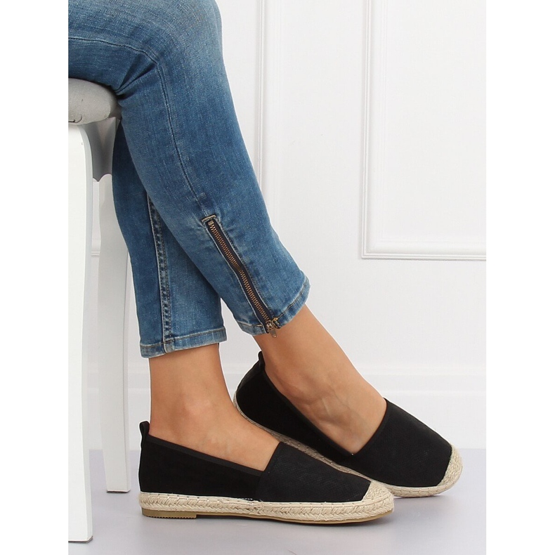Espadryle damskie czarne A629-ESP-1 Black 2
