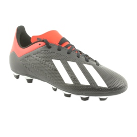 Buty piłkarskie adidas X 18.4 Fg M BB9375 czarne 1