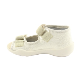 Befado żółte obuwie dziecięce 342P003 brązowe 2