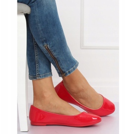 Baleriny damskie czerwone JX76P Red 1