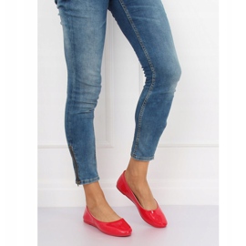 Baleriny damskie czerwone JX76P Red 2