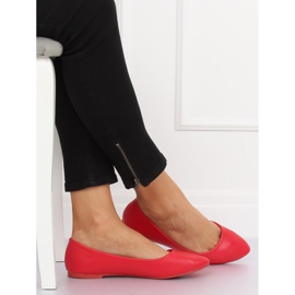Baleriny damskie czerwone CC108 Red 1
