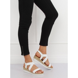 Sandałki damskie białe S81 White 2