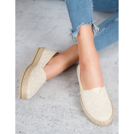 Beżowe Espadryle VICES beżowy 5